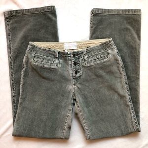 Urban Outfitters Green Straight Leg Cords